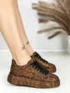 Sneakers Dama 6WL1 BROWN-LEOPARD | MEI