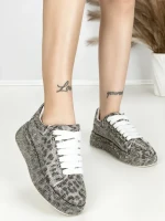 Sneakers Dama 6WL1 GREY-LEOPARD | MEI