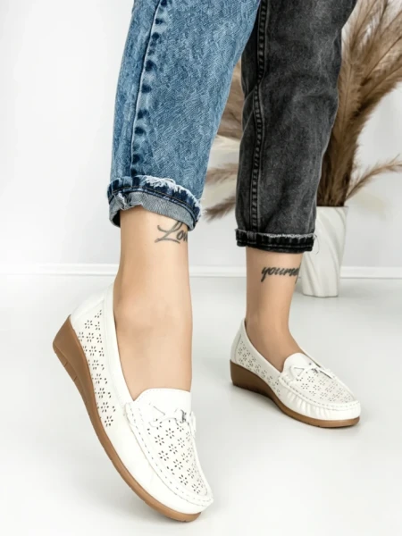 Pantofi Casual Dama JM728 BLANCO | ANNALISE