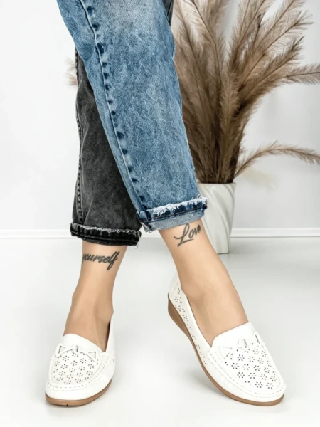 Pantofi Casual Dama JM728 BLANCO | ANNALISE