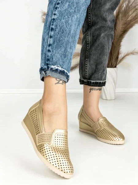Pantofi Casual Dama JM222J ORO | ANNALISE