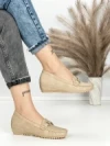 Pantofi Casual Dama JM652 KHAKI | ANNALISE