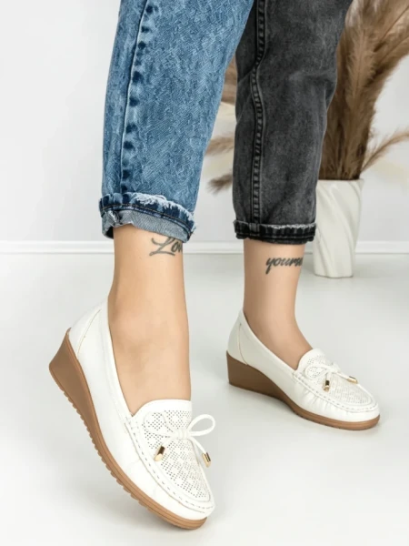 Pantofi Casual Dama JM075 BLANCO | ANNALISE