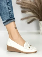 Pantofi Casual Dama JM075 BLANCO | ANNALISE