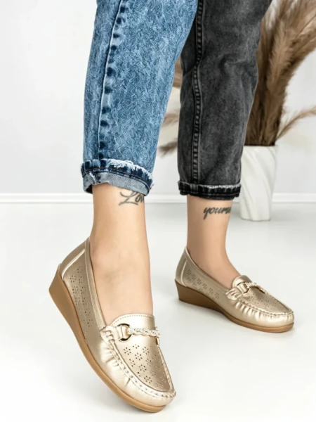 Pantofi Casual Dama JM079 ORO | ANNALISE