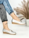 Pantofi Casual Dama JM079 PLATA | ANNALISE