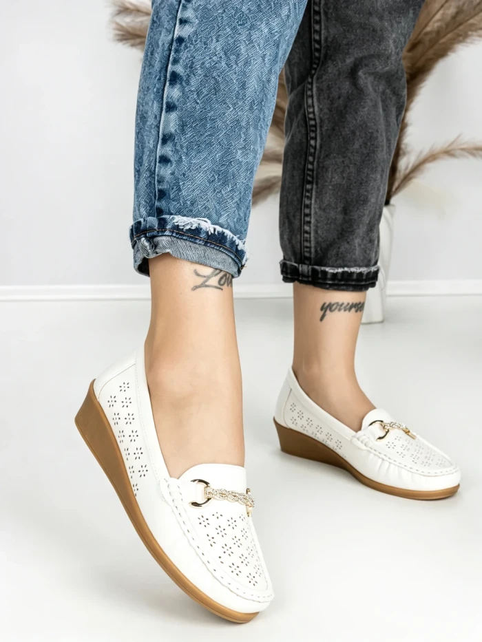 Pantofi Casual Dama JM079 BLANCO | ANNALISE