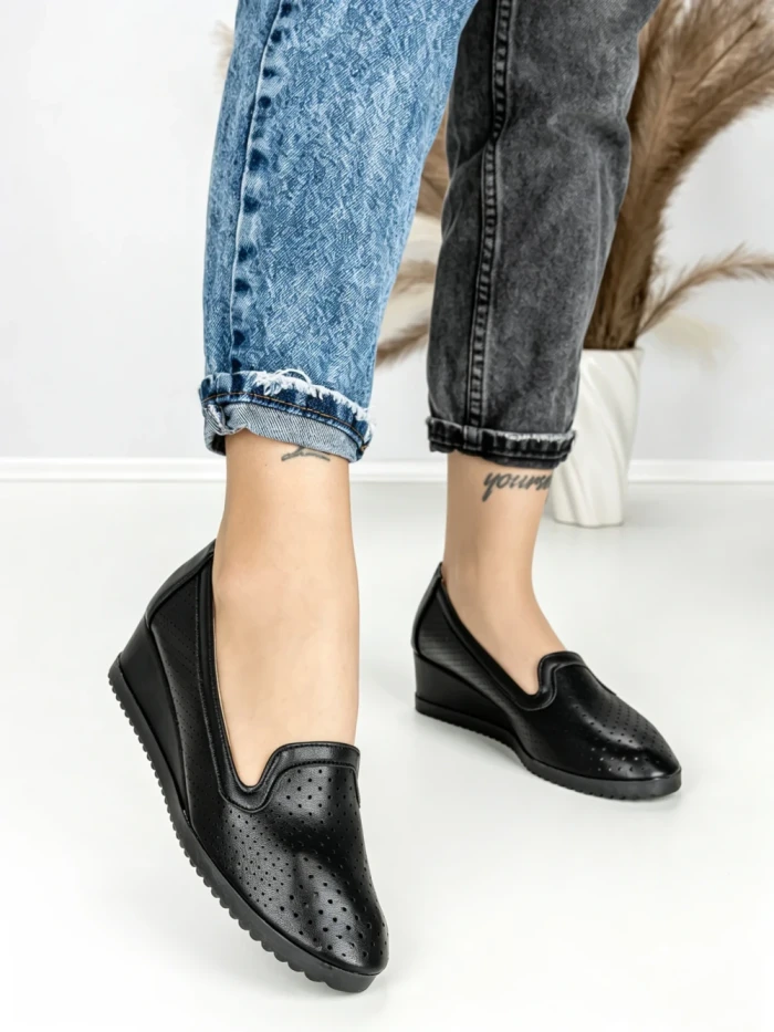Pantofi cu Platforma JM220J NEGRO | ANNALISE