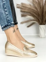 Pantofi cu Platforma JM220J ORO | ANNALISE