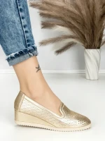 Pantofi cu Platforma JM220J ORO | ANNALISE