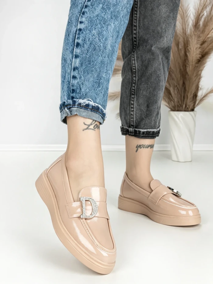 Pantofi Casual Dama JM232 NUDE | ANNALISE