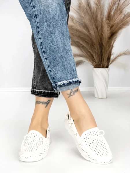 Pantofi Casual Dama JM153Q BLANCO | ANNALISE