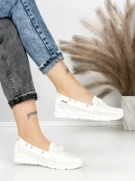 Pantofi Casual Dama JM153Q BLANCO | ANNALISE