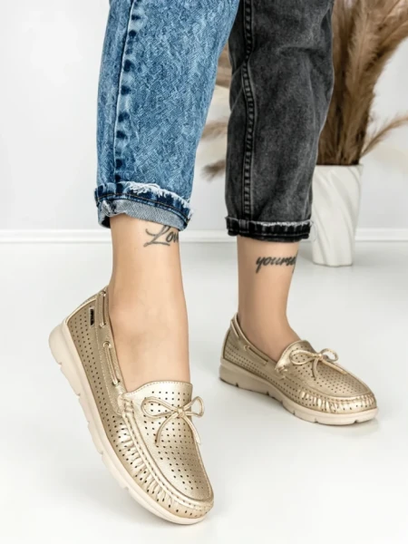 Pantofi Casual Dama JM153Q ORO | ANNALISE