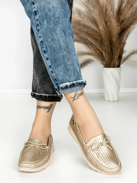 Pantofi Casual Dama JM153Q ORO | ANNALISE