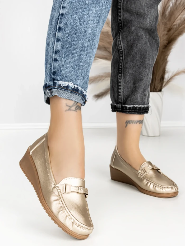 Pantofi Casual Dama JM077 ORO | ANNALISE