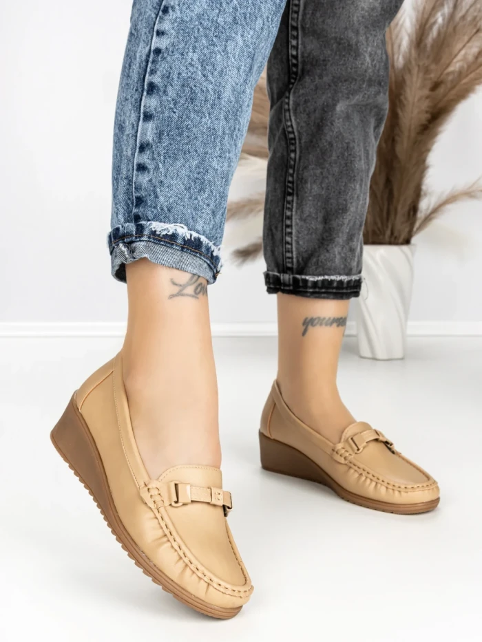 Pantofi Casual Dama JM077 TAUPE | ANNALISE