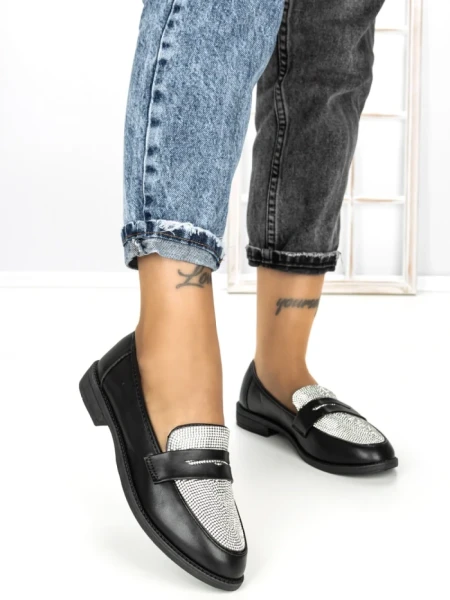 Pantofi Casual Dama HS8336-1 BLACK | ABLOOM