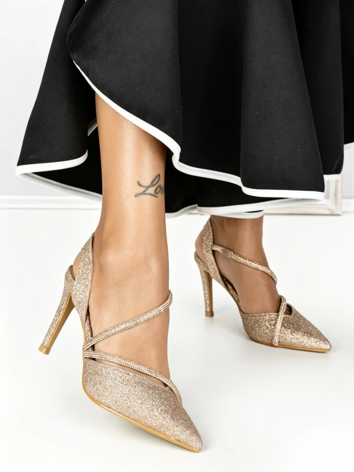 Pantofi Stiletto K702 CHAMPAGNE | ABLOOM