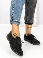 Pantofi Casual Dama JN-669 BLACK | ABLOOM