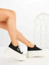 Pantofi Sport Dama cu Platforma 8668-16 BLACK | MEI