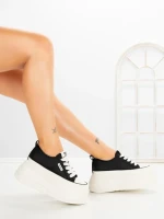 Pantofi Sport Dama cu Platforma 8668-16 BLACK | MEI