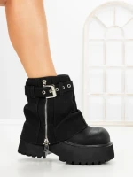 Ghete Dama cu Platforma 8796-16S BLACK | MEI