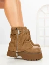 Ghete Dama cu Platforma 8796-16S YELLOW | MEI