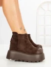 Ghete Dama cu Platforma 8556-3 BROWN | MEI