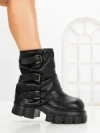 Ghete Dama cu Platforma 9566-21S BLACK | MEI