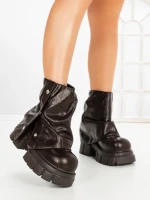 Ghete Dama cu Platforma 9566-29S BROWN | MEI