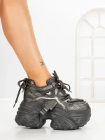 Pantofi Sport Dama cu Platforma 6166-273 GUN | MEI