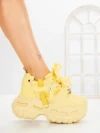 Pantofi Sport Dama cu Platforma 7917-116 YELLOW | MEI