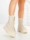 Ghete Dama cu Platforma 3AL77 BEIGE | MEI