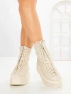 Ghete Dama cu Platforma 3AL77 BEIGE | MEI