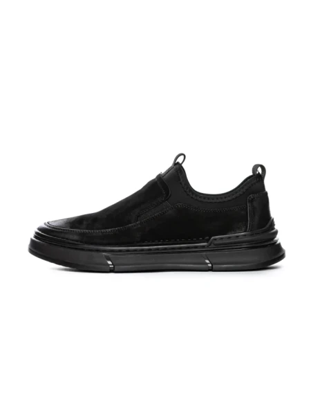 Pantofi Casual Barbati din piele naturala F697 BLACK | ADVANCER