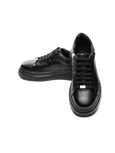 Pantofi Casual Barbati din piele naturala 5388 BLACK | ADVANCER