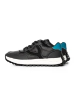 Pantofi Sport Barbati din piele naturala 1010-2 GREY-BLACK | ADVANCER