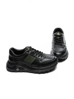 Pantofi Sport Barbati din piele naturala 7Q8805 BLACK | ADVANCER