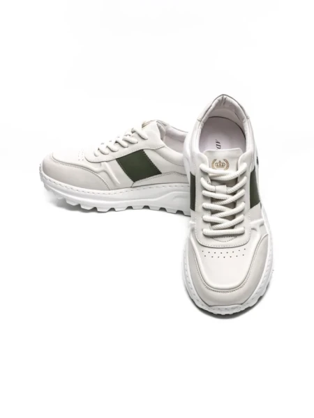Pantofi Sport Barbati din piele naturala 7Q8805 WHITE | ADVANCER