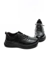 Pantofi Sport Barbati din piele naturala 82080 BLACK | ADVANCER