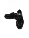 Mocasini Barbati din piele naturala 5NXE69 BLACK | PANTOFUL