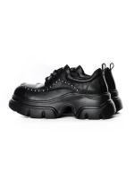 Pantofi Casual Dama din piele naturala 3219 BLACK | ADVANCER