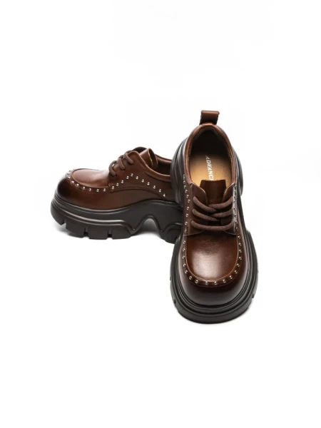 Pantofi Casual Dama din piele naturala 3219 BROWN | ADVANCER