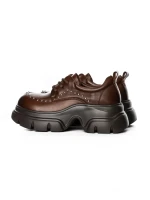 Pantofi Casual Dama din piele naturala 3219 BROWN | ADVANCER