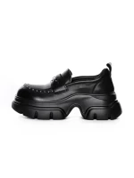 Pantofi Casual Dama din piele naturala 3215 BLACK | ADVANCER