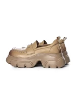 Pantofi Casual Dama din piele naturala 3215 APRICOT | ADVANCER