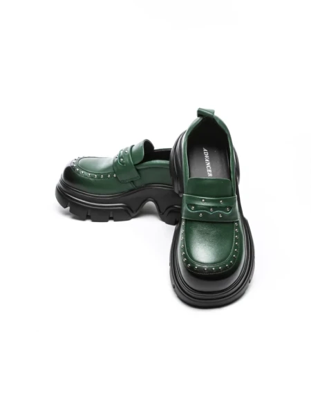 Pantofi Casual Dama din piele naturala 3215 GREEN | ADVANCER