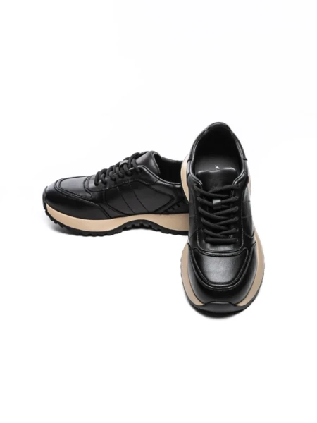 Pantofi Sport Dama din piele naturala 2688 BLACK | ADVANCER
