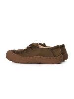 Pantofi Casual Dama din piele naturala 6708 KHAKI | ADVANCER